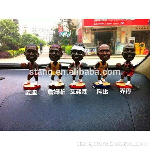 2016 Most attractive Cartoon NBA hoopster plastic figure toys